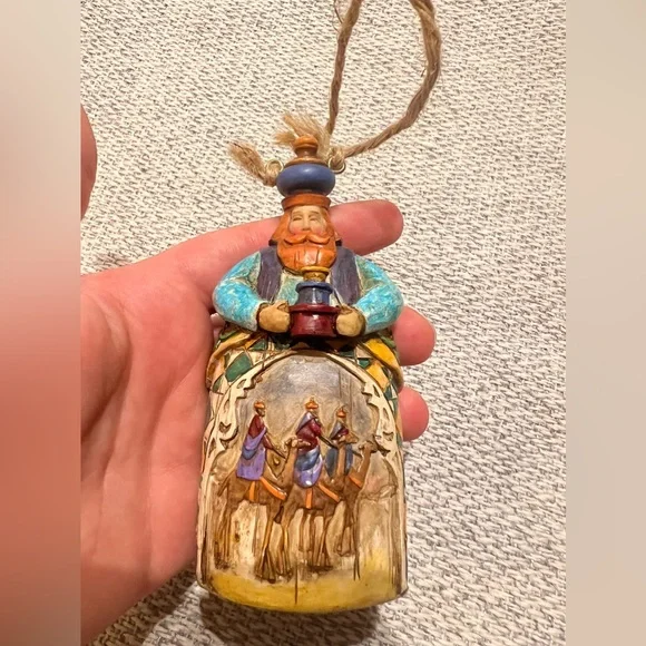 Jim Shore 2004 Heartwood Creek Set of 3 Wisemen Hanging Ornaments - Picture 6 of 16